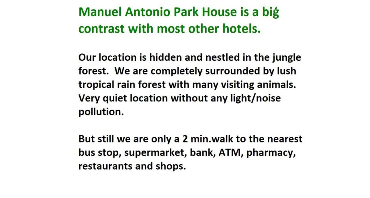 Manuel Antonio Park House - Adults Only Hotel Eksteriør billede